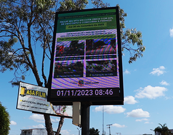 Mundo de LED entrega painel de LED P8 outdoor para a Prefeitura de Várzea Alegre – CE
