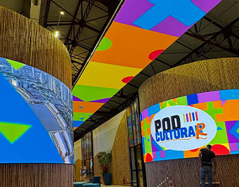 Painéis de LED P4 e P2.5 transformam experiência na Caixa Cultural em Belém - PA