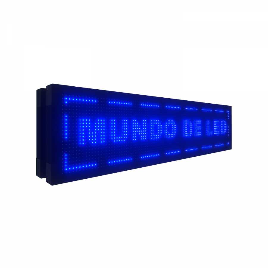 Painel De LED, Letreiro Digital luminoso 103cm x 23cm Alto Brilho Dupla Face Painel De LED, Letreiro Digital luminoso 103cm x 23cm Alto Brilho Dupla Face