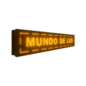 Painel De Led Letreiro Dupla Face 135cm x 23cm - Uso Externo
