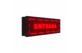 Painel De Led Dupla Face 71cm X 23cm Letreiro Luminoso