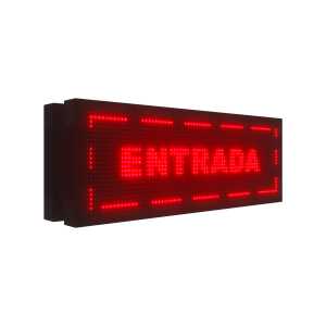 Painel De Led Dupla Face 71cm X 23cm Letreiro Luminoso