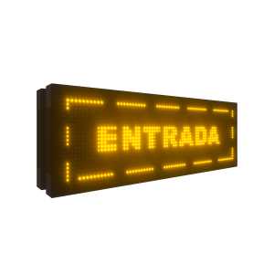 Painel De Led Dupla Face 71cm X 23cm Letreiro Luminoso