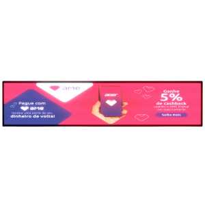 Painel De LED 295cm x 71cm  Full Color  Suporta Vídeos P10 - Uso Externo