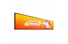 Painel De LED 295cm x 71cm  Full Color  Suporta Vídeos P10 - Uso Externo