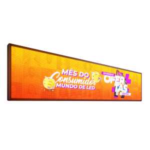 Painel De LED 295cm x 71cm  Full Color  Suporta Vídeos P10 - Uso Externo