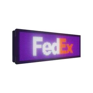 Painel De Led Dupla Face 68cm X 20cm Rgb Colorido