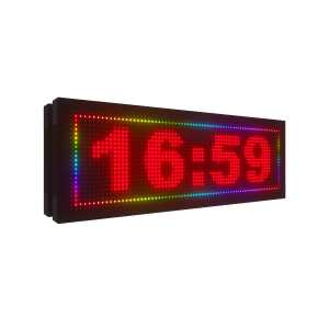 Painel De Led Dupla Face 68cm X 20cm Rgb Colorido