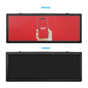 Painel de LED P5 103cm x 39cm Full Color Mídia - Uso externo