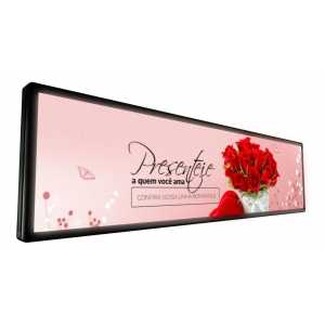 Painel De LED 231cm x 55cm P5 Full Collor Outdoor