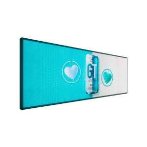 Painel de Led P5 Full Color 199cm x 71cm Para Publicidade com Vídeos - Uso Externo