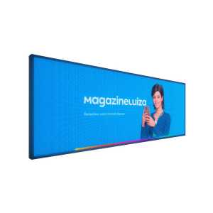 Painel de Led P5 Full Color 199cm x 71cm Para Publicidade com Vídeos - Uso Externo