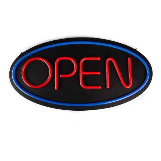 Placa Neon Flex 50cm x 25cm Open Letreiro Luminoso Placa Neon Flex 50cm x 25cm Open Letreiro Luminoso