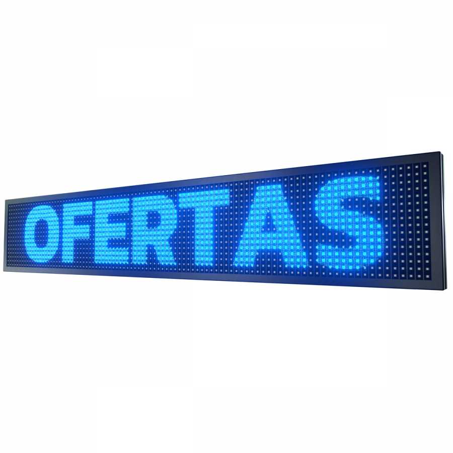 Painel De LED, Letreiro Digital 103cm x 23cm Alto Brilho Painel De LED, Letreiro Digital 103cm x 23cm Alto Brilho