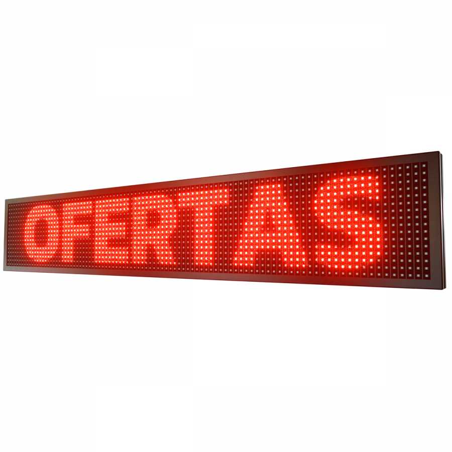 Painel De LED, Letreiro Digital 103cm x 23cm Alto Brilho Painel De LED, Letreiro Digital 103cm x 23cm Alto Brilho