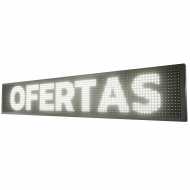 Painel De LED, Letreiro Digital 103cm x 23cm Alto Brilho