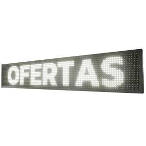 Painel De LED, Letreiro Digital 103cm x 23cm Alto Brilho