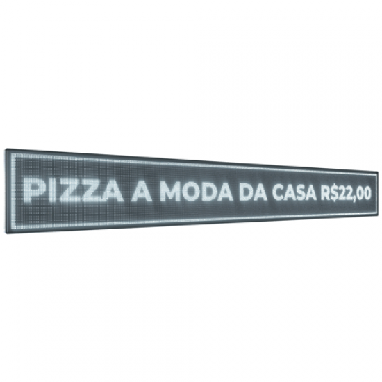 Painel De LED, Letreiro Digital 391cm x 55cm Alto Brilho USB Painel De LED, Letreiro Digital 391cm x 55cm Alto Brilho USB