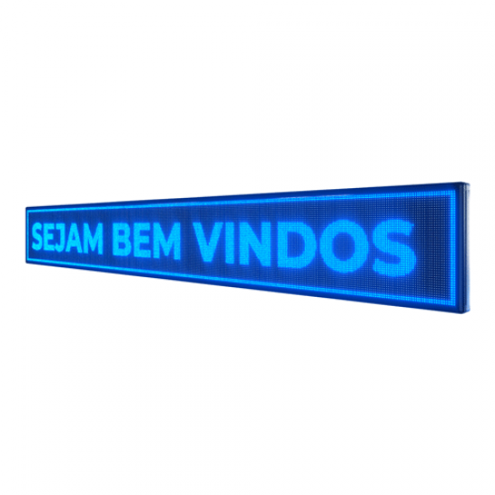 Painel De LED, Letreiro Digital 391cm x 55cm Alto Brilho USB Painel De LED, Letreiro Digital 391cm x 55cm Alto Brilho USB