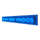 Painel De LED, Letreiro Digital 391cm x 55cm Alto Brilho USB Painel De LED, Letreiro Digital 391cm x 55cm Alto Brilho USB