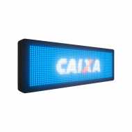 Painel De Led, Letreiro Digital 68cm X 20cm Rgb Colorido