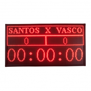 Placar De Led Para Jogos E Campeonatos 135cm x 71cm Wifi - Uso Externo