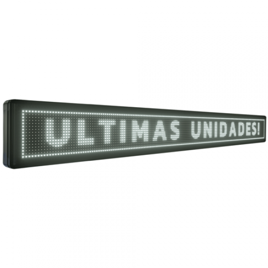 Painel De LED, Letreiro Digital 199cm x 23cm Alto Brilho USB Painel De LED, Letreiro Digital 199cm x 23cm Alto Brilho USB