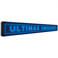 Painel De LED Letreiro Digital luminoso 295cm x 39cm Alto Brilho