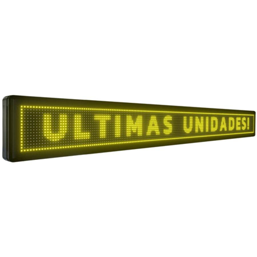 Letreiro Painel De LED, Letreiro Digital 295cm x 39cm Alto Brilho USB