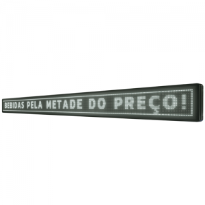 Painel De LED letreiro digital luminoso 295cm x 23cm Alto Brilho  Wifi