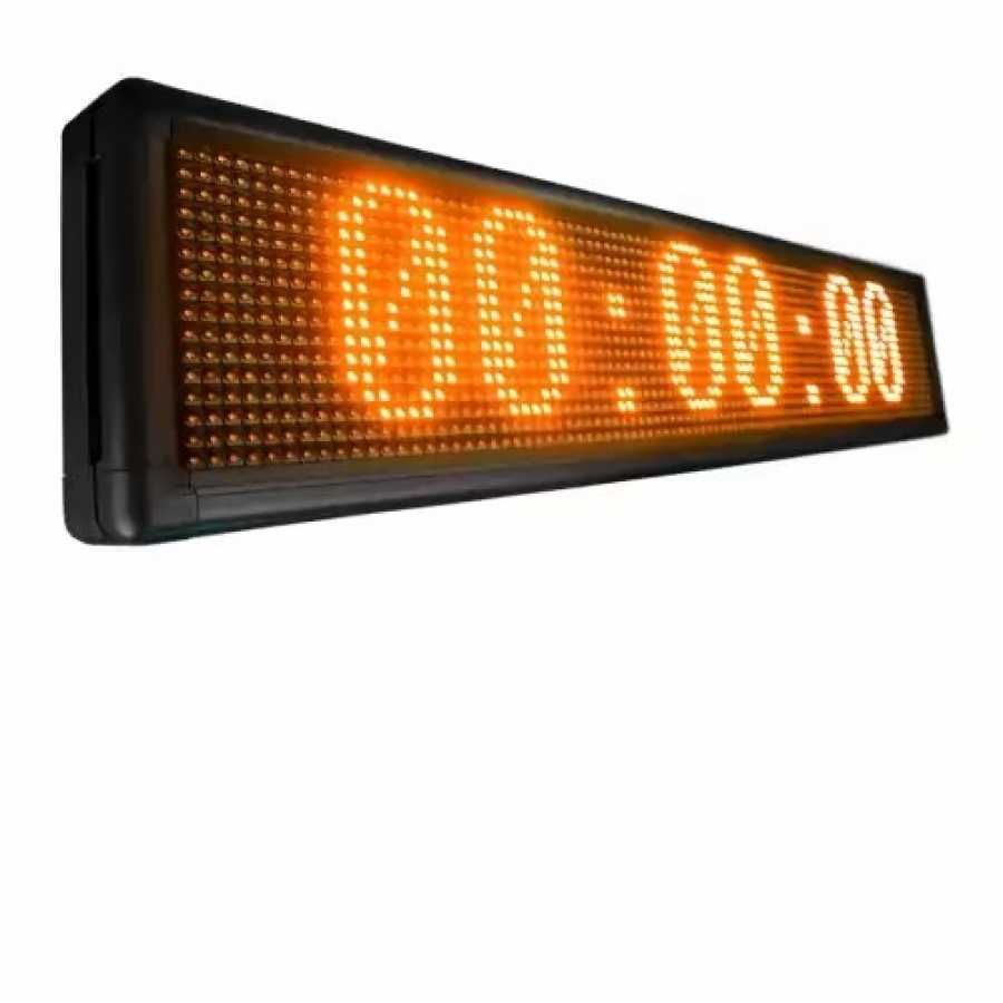 Cronômetro De Led Relógio Painel Letreiro Gigante 103cm x 23cm Cronômetro De Led Relógio Painel Letreiro Gigante 103cm x 23cm