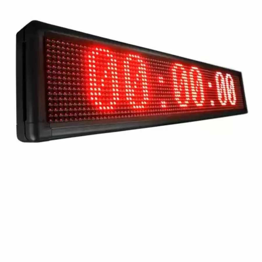 Cronômetro De Led Relógio Painel Letreiro Gigante 103cm x 23cm Cronômetro De Led Relógio Painel Letreiro Gigante 103cm x 23cm