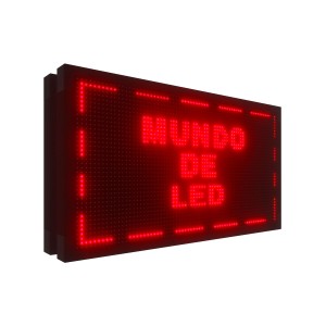 Painel De LED, Letreiro Digital 71cm x 39cm Dupla Face