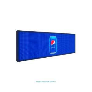 Painel De LED, Letreiro Digital 167cm x 55cm Full Color, Suporta Vídeos P10 - Uso Externo