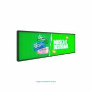 Painel De LED, Letreiro Digital 167cm x 55cm Full Color, Suporta Vídeos P10 - Uso Externo