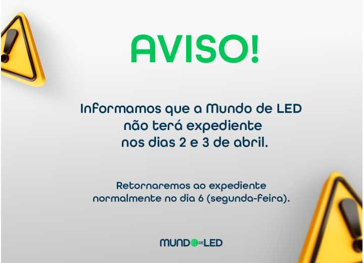 Aviso feriado semana santa