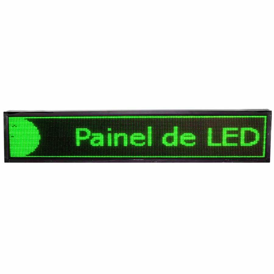 Painel De LED, Letreiro Digital 199cm x 39cm Alto Brilho