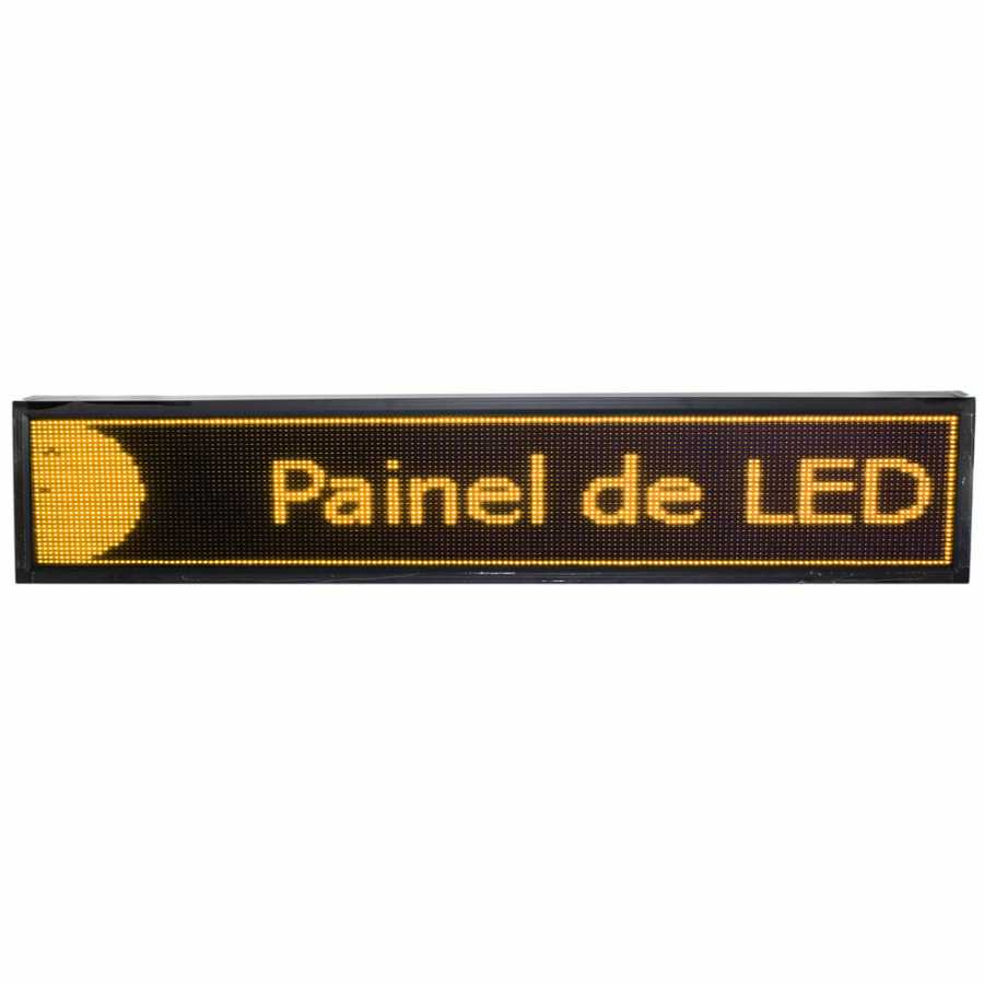 Painel De LED, Letreiro Digital 199cm x 39cm Alto Brilho