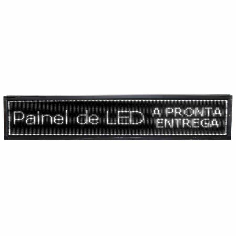 Painel De LED, Letreiro Digital 199cm x 39cm Alto Brilho