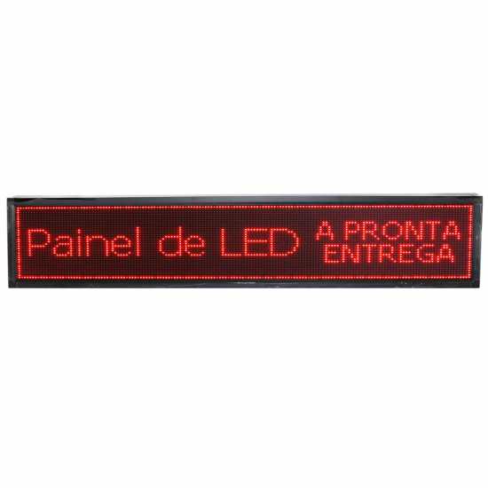 Painel De LED, Letreiro Digital 199cm x 39cm Alto Brilho USB