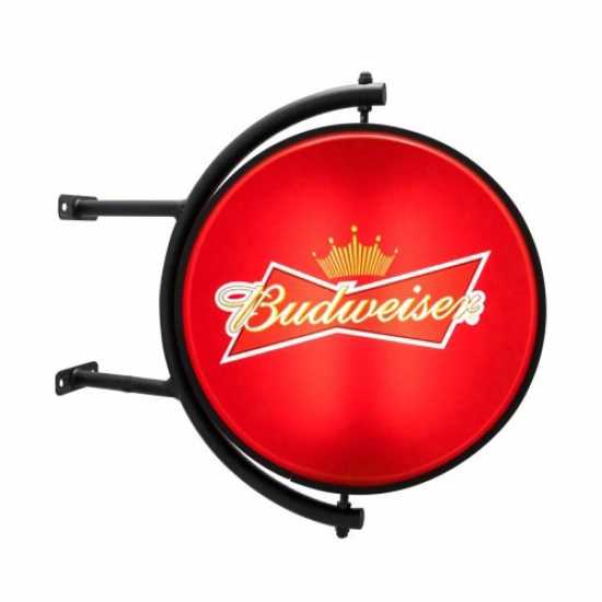 Orbite Luminoso Dupla Face Giratório Cerveja Budweiser Outdoor Orbite Luminoso Dupla Face Giratório Cerveja Budweiser Outdoor