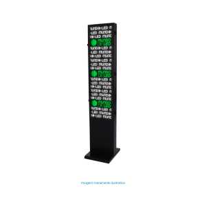 Painel De Led P5 Dupla Face 189cm X 39cm Totem Full Color - Uso Externo