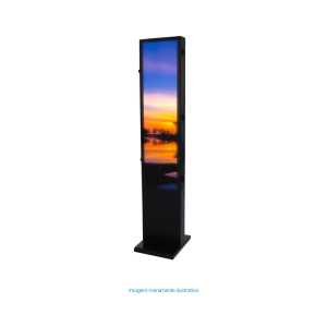 Painel De Led P5 Dupla Face 189cm X 39cm Totem Full Color - Uso Externo