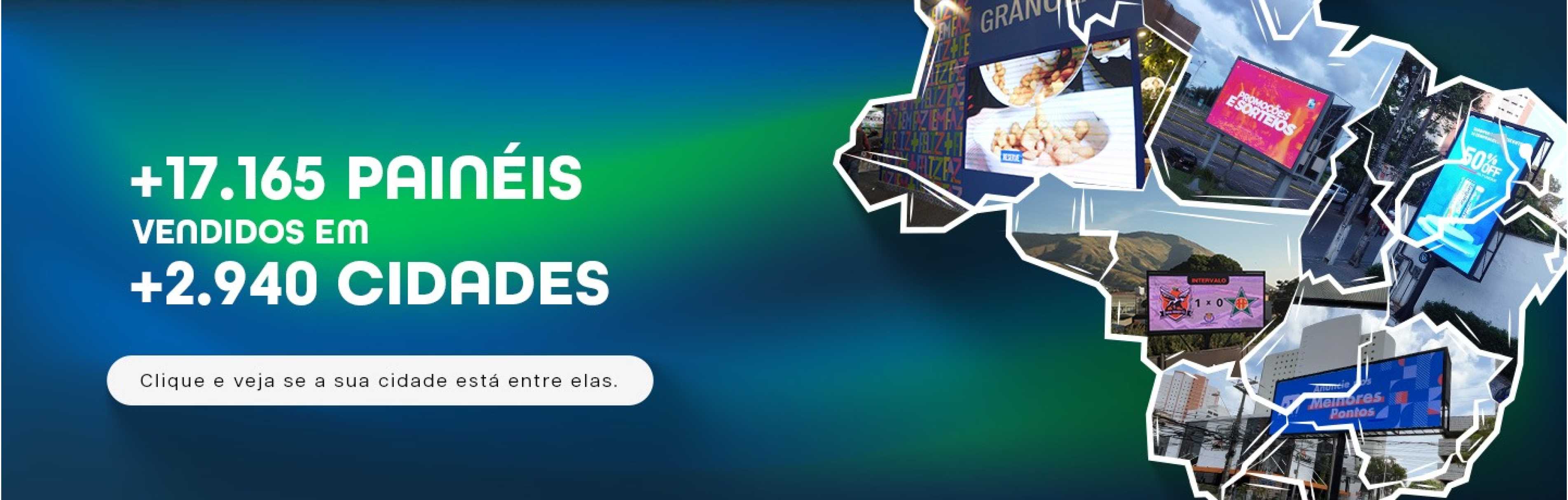 mapa outdoor digital painel de led