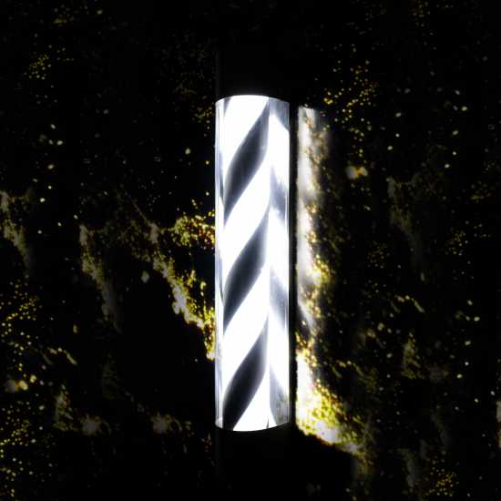 Barber Pole Giratório De Led Barbeiro 83cm Barber Pole Giratório De Led Barbeiro 83cm