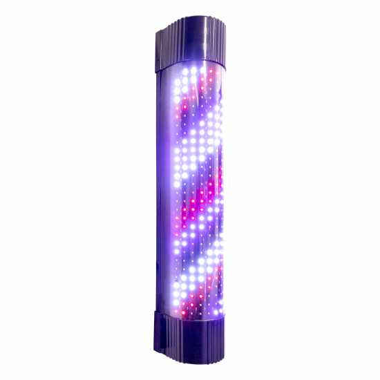 Barber Pole De LED Diversos Efeitos de Iluminação 82cm