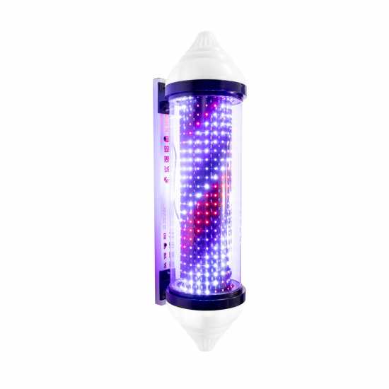 Barber Pole De Led Poste Barbearia Controle Remoto 78cm x 26cm Barber Pole De Led Poste Barbearia Controle Remoto 78cm x 26cm