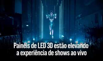 Como os painéis de LED 3D estão elevando a experiência de shows ao vivo