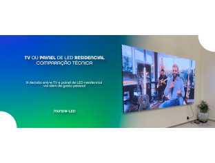 TV Gigante ou Painel de LED: Qual Vale a Pena?