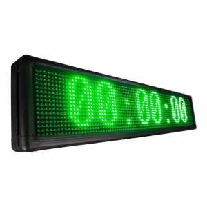 Painel De Led Cronômetro Letreiro Luminoso 71cm X 23cm - Uso Interno Wifi